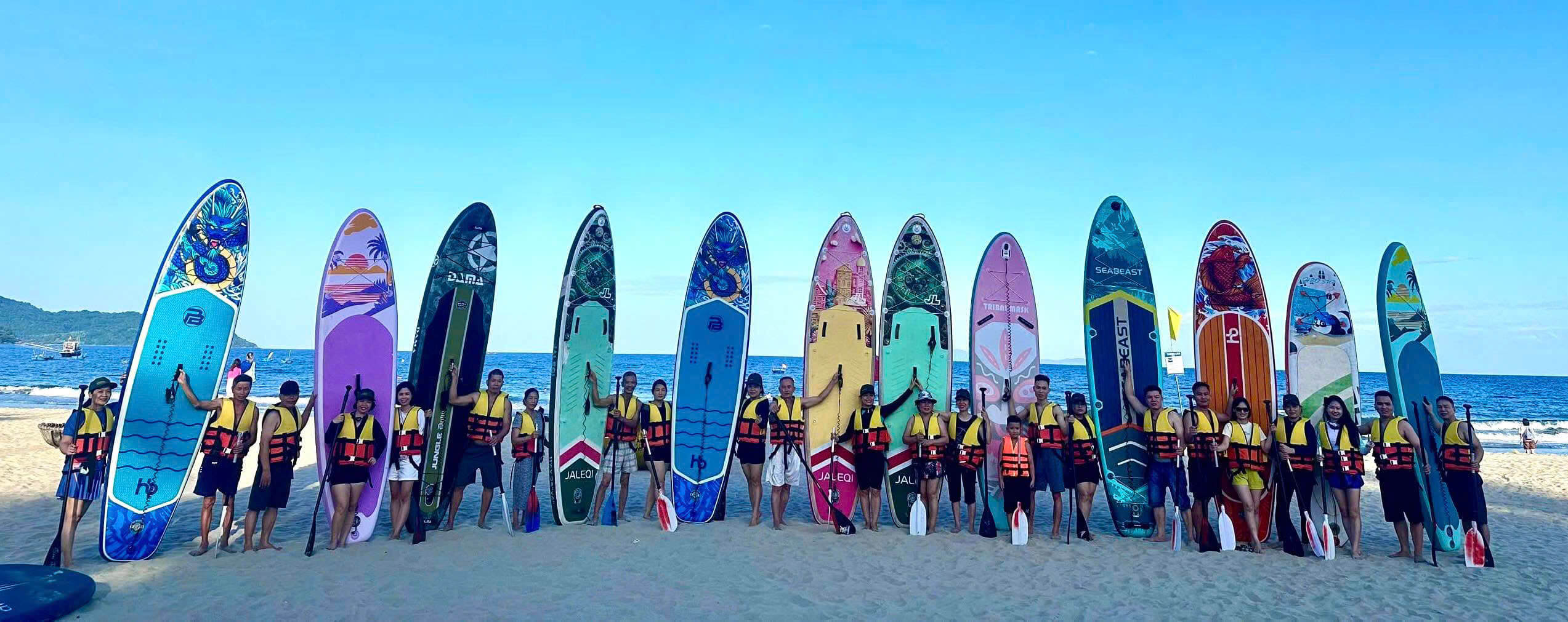Banner chèo sup lướt sóng Đà Nẵng